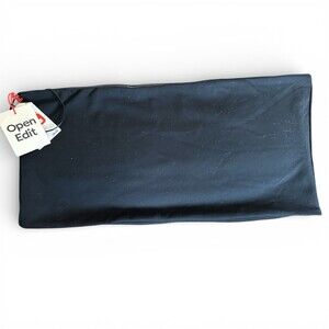 Open Edit Bandeau Tube Top Womens Size XL Black Strapless Stretch Slim Fit